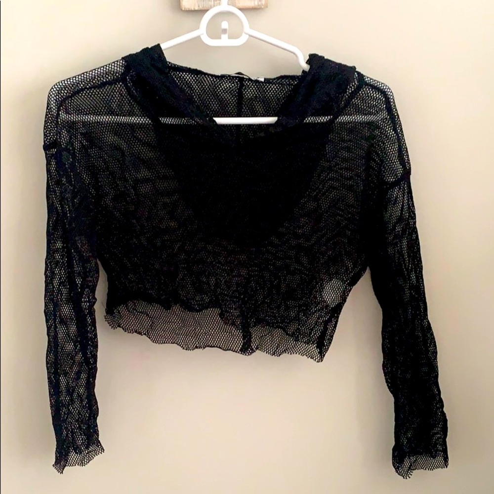 fish net crop top